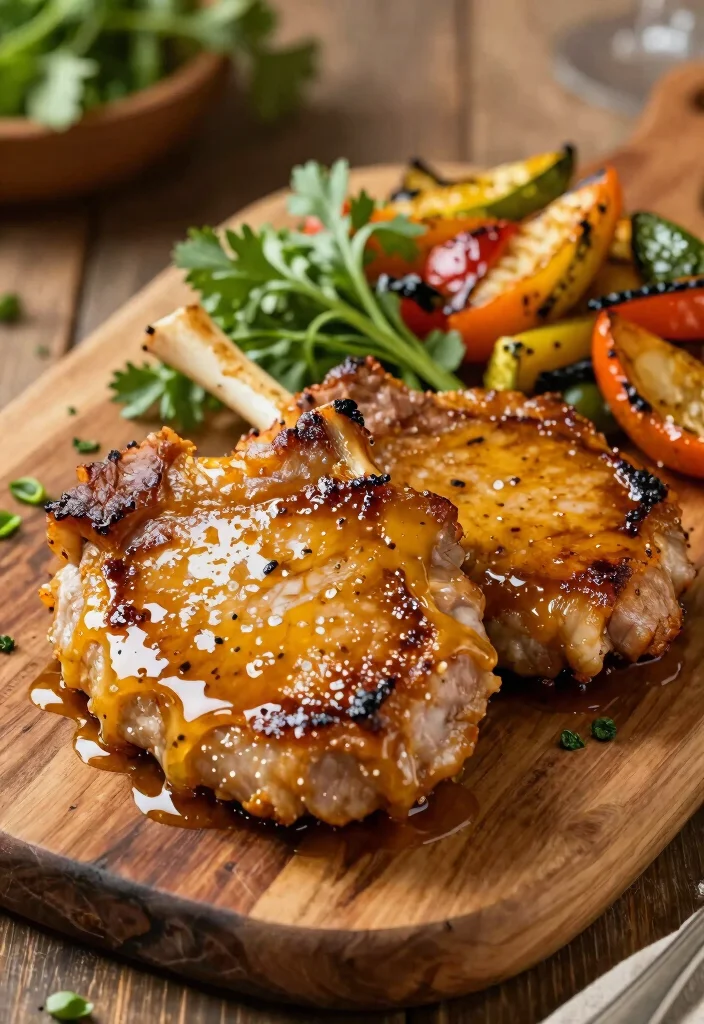 18 Juicy Boneless Pork Chop Recipes in the Oven for Healthy Meal Prep - 2. Honey Mustard Glazed Pork Chops 1