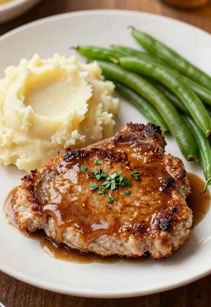 18 Juicy Boneless Pork Chop Recipes in the Oven for Healthy Meal Prep - 6. Maple Dijon Pork Chops 1
