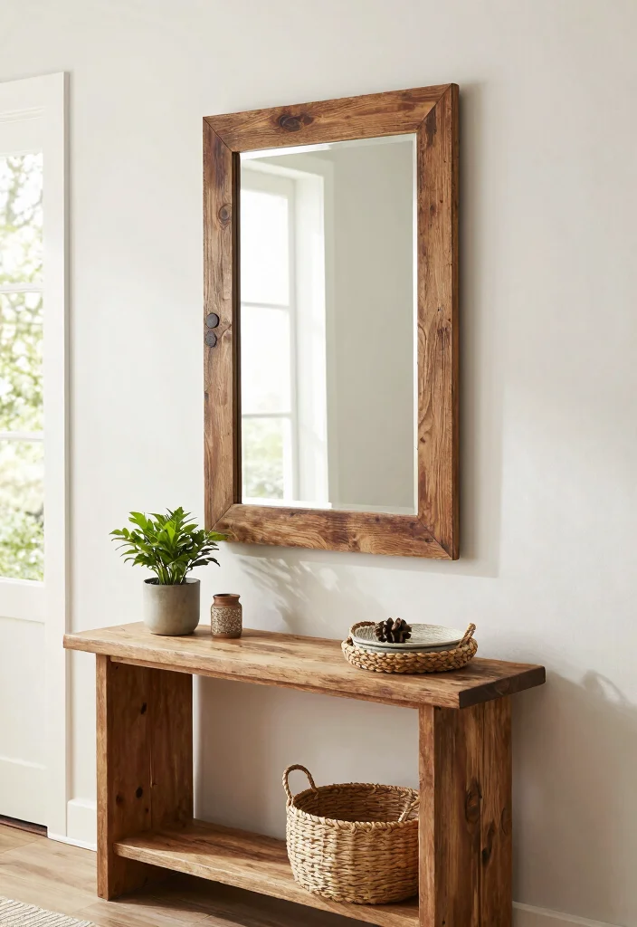 15 Entry Way With Mirrors Ideas That Feel Bright & Spacious 11 15 Entry Way With Mirrors Ideas That Feel Bright & Spacious - 10. Eco-Friendly Mirrors for Sustainable Style 1