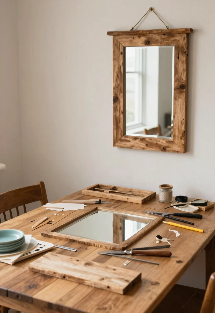 15 Entry Way With Mirrors Ideas That Feel Bright & Spacious 14 15 Entry Way With Mirrors Ideas That Feel Bright & Spacious - 13. DIY Mirrors for Personal Touch 1