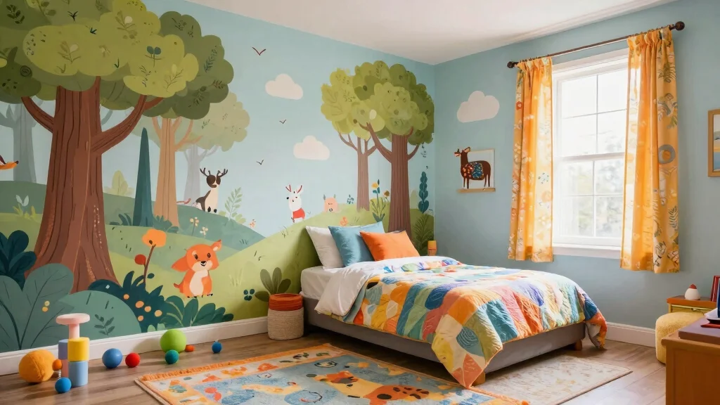15 Kids Bedroom Wall Decor Ideas That Spark Imagination 2 15 Kids Bedroom Wall Decor Ideas That Spark Imagination