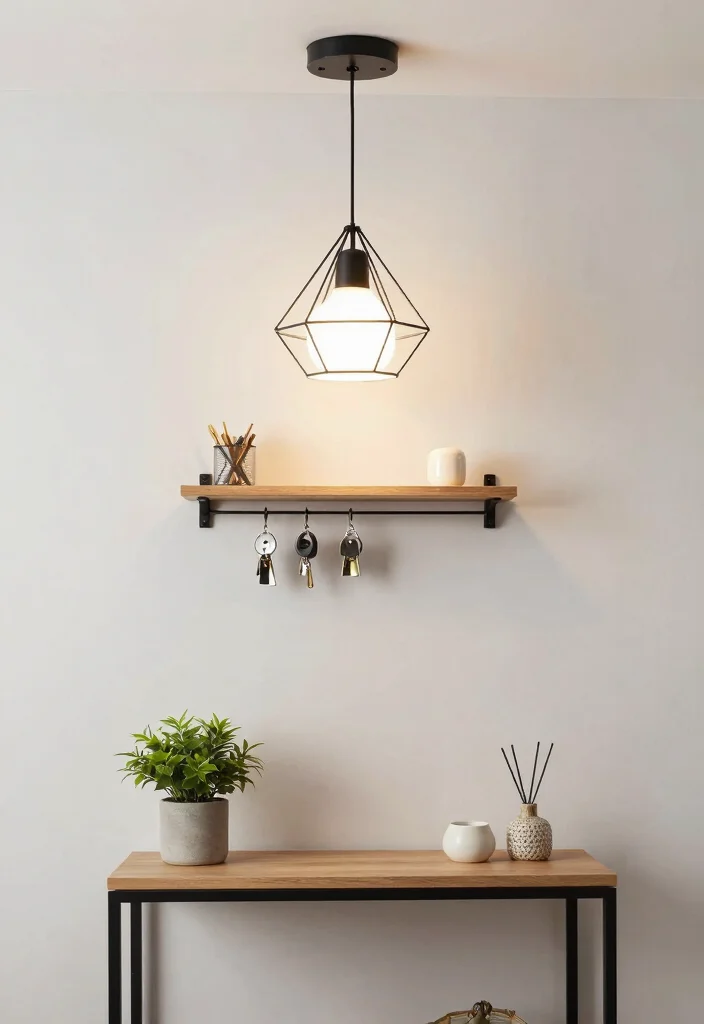 16 Geometric Pendant Light Ideas With Modern Statement Style - 16. The Multi-Functional Design 1