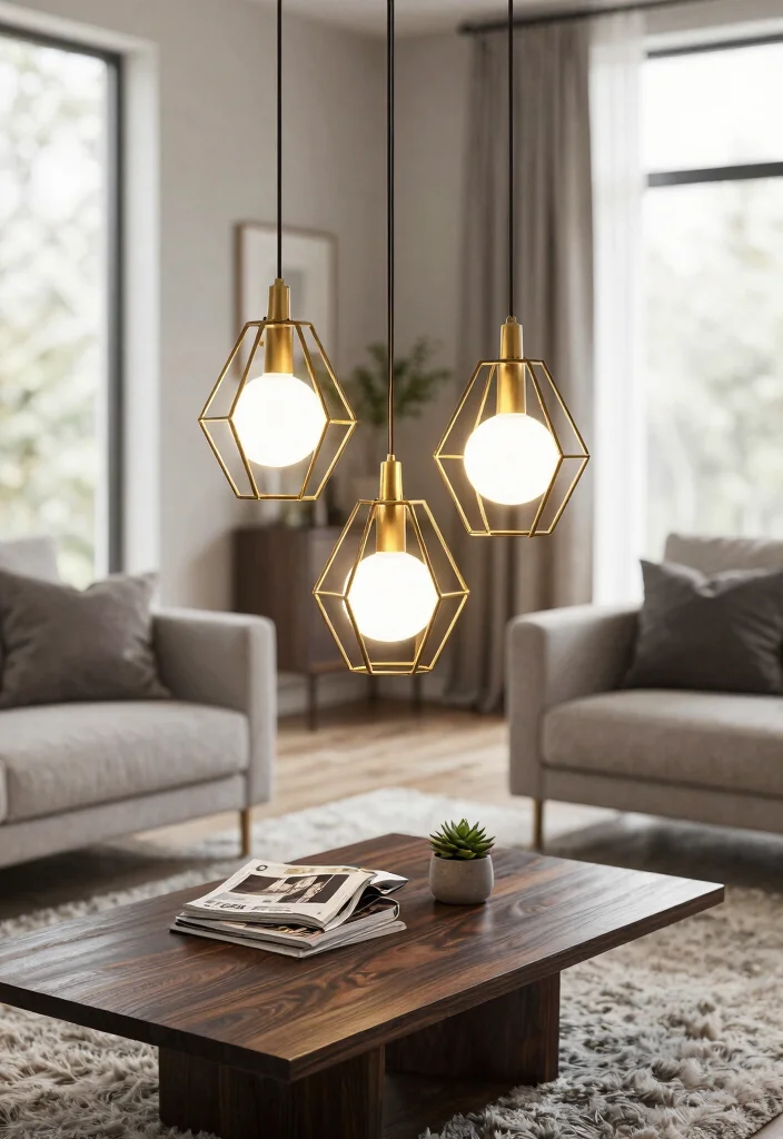 16 Geometric Pendant Light Ideas With Modern Statement Style - 2. The Hexagonal Wonder 1