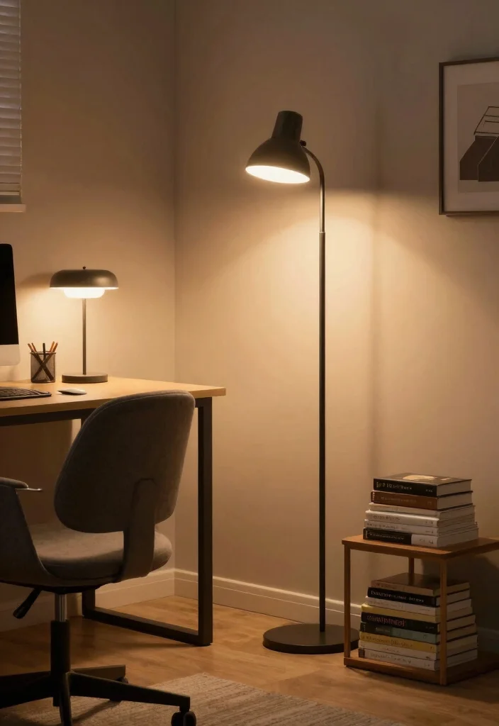 16 Office Floor Lamp Ideas With Stylish Task Lighting 12 16 Office Floor Lamp Ideas With Stylish Task Lighting - 11. Adjustable Brightness: Dimming Floor Lamps 1