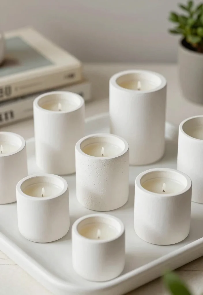 16 Plaster Candle Holder Ideas With Minimal Aesthetic 12 16 Plaster Candle Holder Ideas With Minimal Aesthetic - 11. Creative Candle Holder Arrangements 1