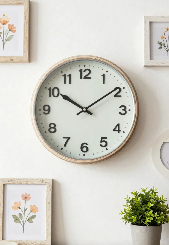 16 Shabby Chic Wall Decor Ideas With Vintage Romance 13 16 Shabby Chic Wall Decor Ideas With Vintage Romance - 12. Shabby Chic Wall Clocks 1