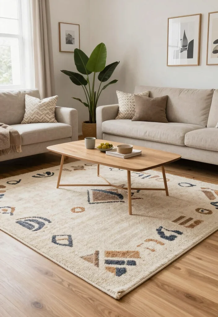 17 Living Room Carpet Ideas Area Rugs That Define the Space - 4. Organic Cotton Area Rugs 1