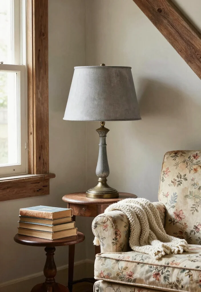 17 Shabby Chic Lamp Shades Ideas With Soft Vintage Touch 3 17 Shabby Chic Lamp Shades Ideas With Soft Vintage Touch - 2. Distressed Finishes 1