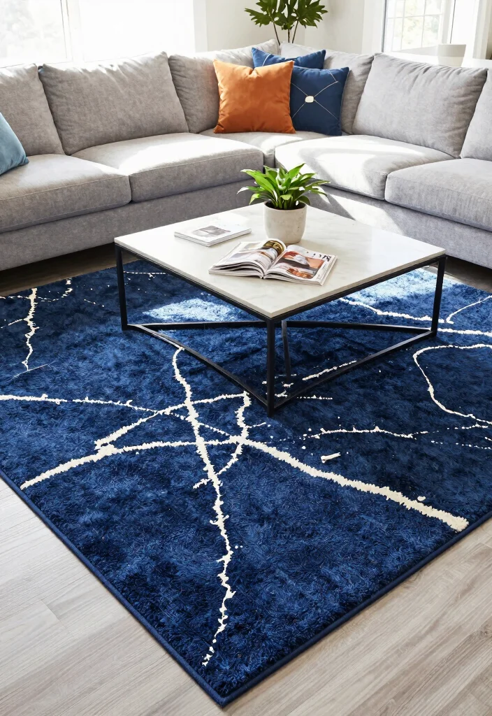 18 Area Rug Over Carpet Ideas That Layer Beautifully 6 18 Area Rug Over Carpet Ideas That Layer Beautifully - 5. Use Oversized Rugs 1