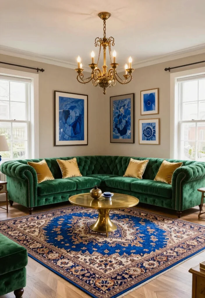 18 Blue Persian Rug Living Room Ideas With Luxe Character 2 18 Blue Persian Rug Living Room Ideas With Luxe Character - 1. Classic Elegance 1