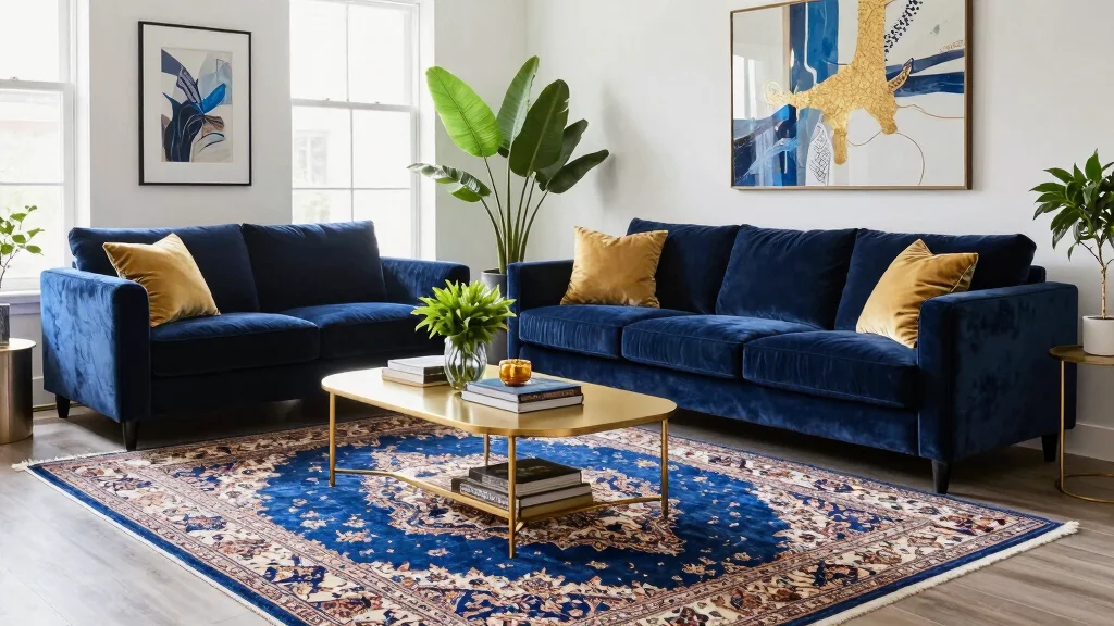 18 Blue Persian Rug Living Room Ideas With Luxe Character 4 18 Blue Persian Rug Living Room Ideas With Luxe Character