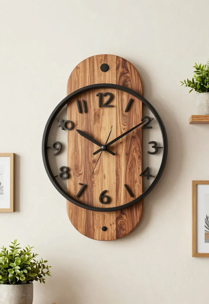 18 Boho Wall Decor Ideas With Free Spirited Charm 13 18 Boho Wall Decor Ideas With Free Spirited Charm - 12. Unique Wall Clocks 1