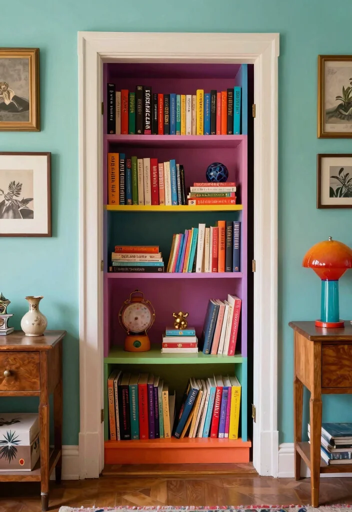 18 Bookshelf Hidden Door Ideas With Secret Room Vibes 16 18 Bookshelf Hidden Door Ideas With Secret Room Vibes - 15. Eclectic Mix of Styles with Hidden Doors 1