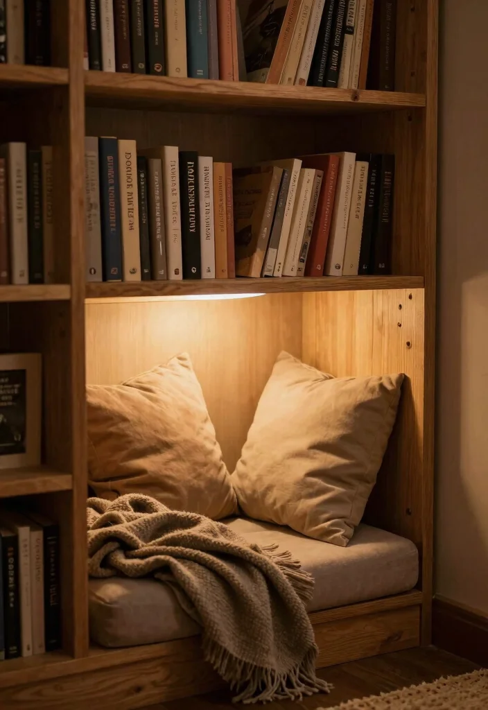 18 Bookshelf Hidden Door Ideas With Secret Room Vibes 19 18 Bookshelf Hidden Door Ideas With Secret Room Vibes - 18. Secret Reading Nook Behind Bookshelves 1